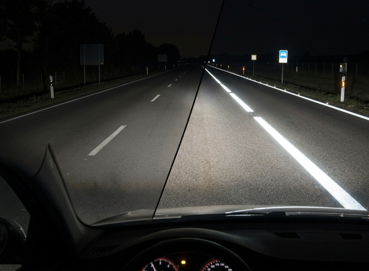 “야간운전의 수호자” 도로 차선의 시인성 향상을 위한 글래스 비즈